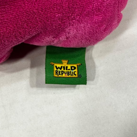 Wild Republic 11 Inch Pudgie Pink Flower Belly Penguin Stuffed Plush Preowned - Picture 5 of 11